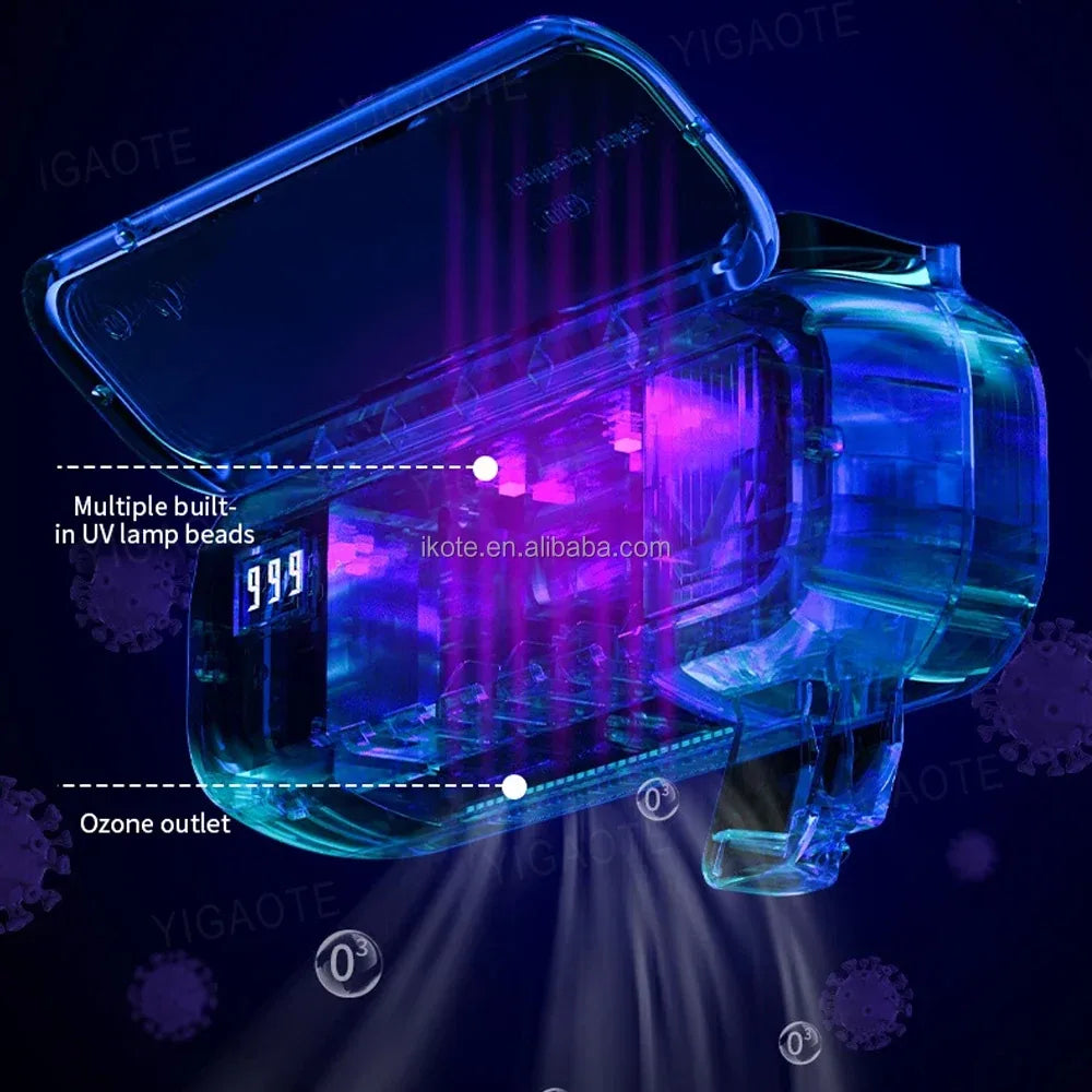 UV Sterilizing Toothbrush Holder & Dispenser
